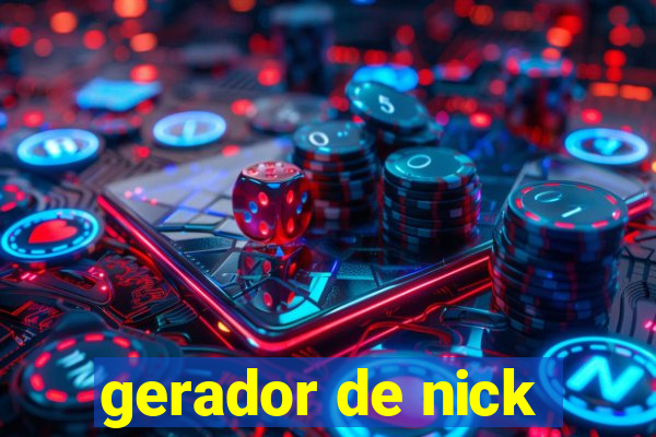 gerador de nick